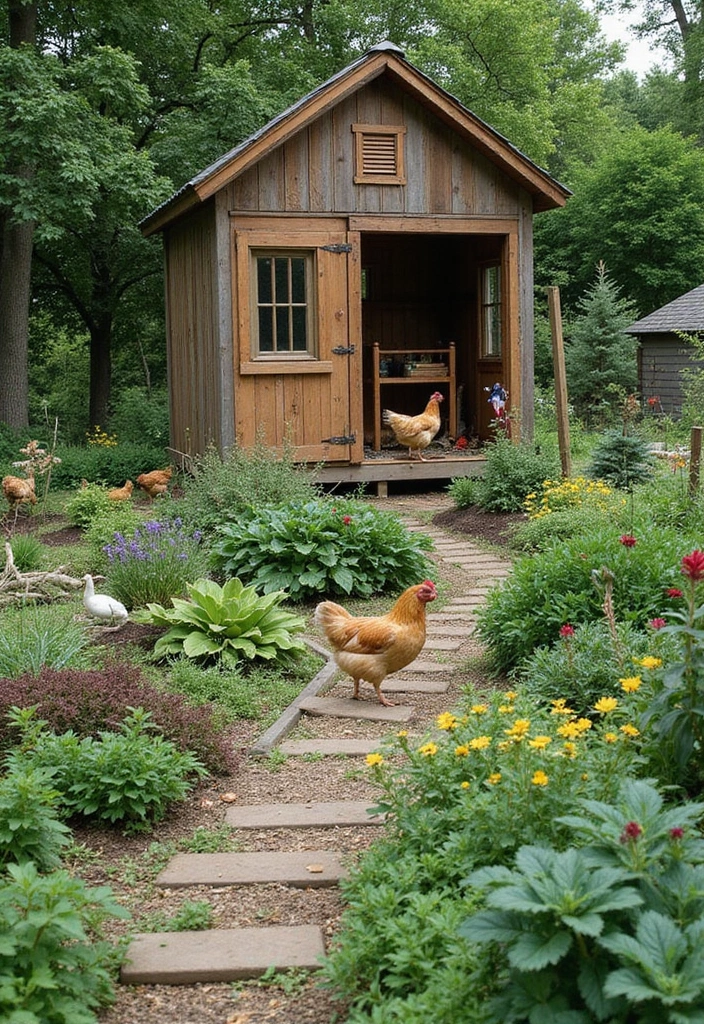 25 Chicken Coop and Garden Layout Plans for Sustainable Living - 3. The Permaculture Playbook