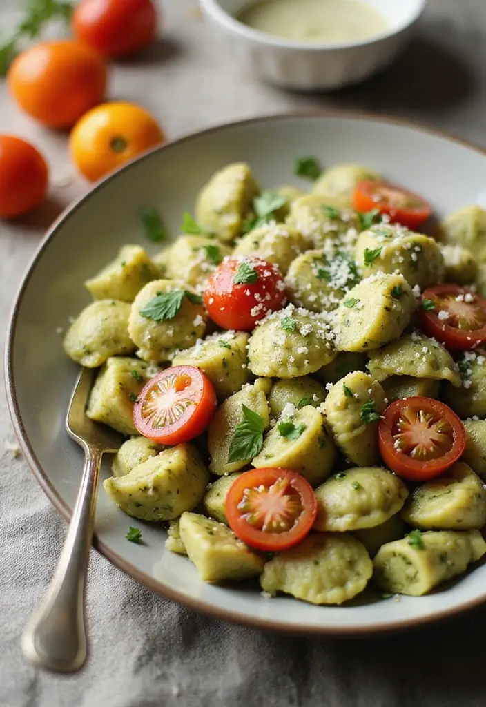 25 Copycat Olive Garden Chicken Gnocchi Recipes You’ll Crave - 11. Pesto Chicken Gnocchi