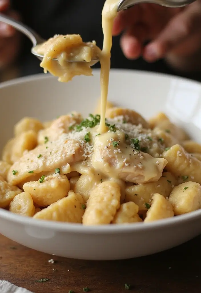 25 Copycat Olive Garden Chicken Gnocchi Recipes You’ll Crave - 13. Chicken Gnocchi Alfredo