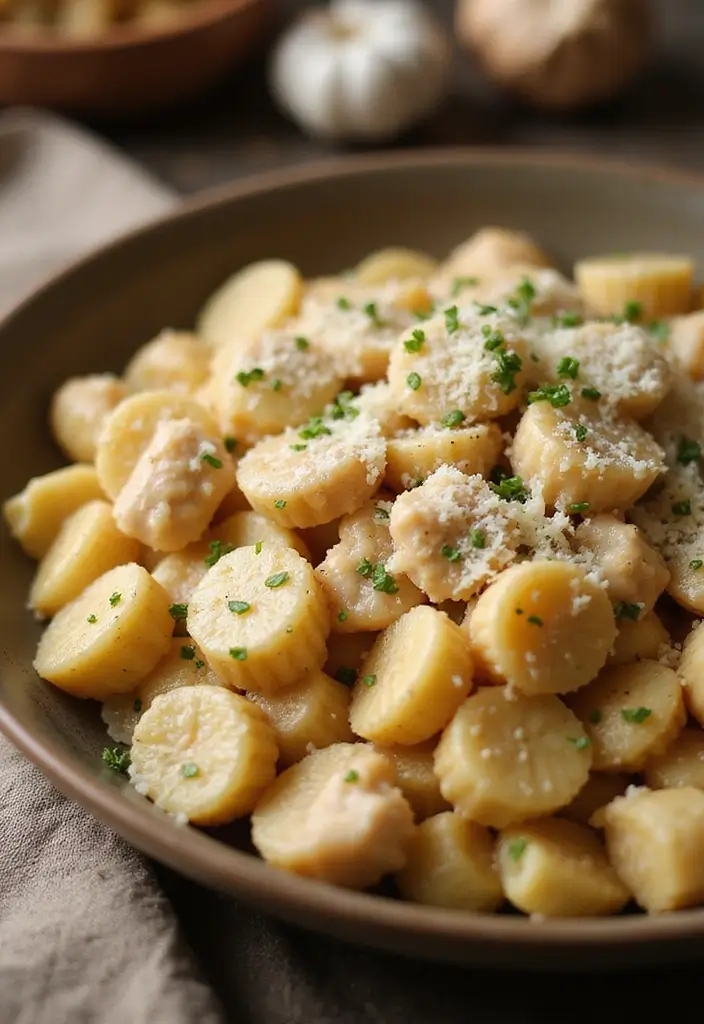 25 Copycat Olive Garden Chicken Gnocchi Recipes You’ll Crave - 19. Chicken Gnocchi with Creamy Garlic Sauce