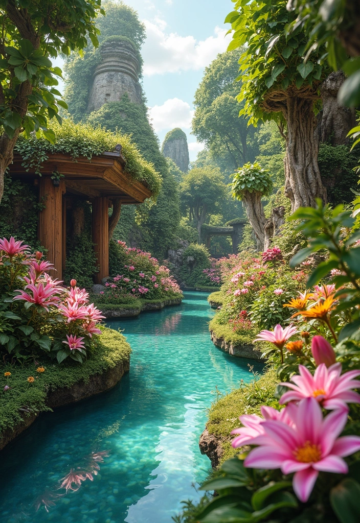 25 Creative Grow a Garden Build Ideas for Roblox Players - 14. Garden of Illusions