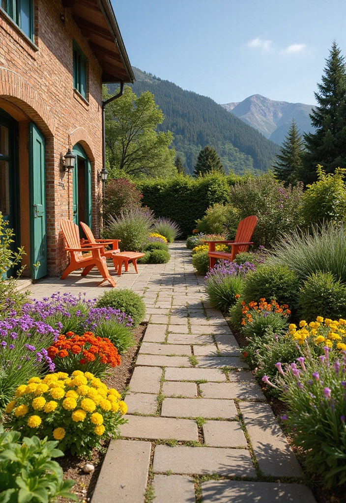 25 Creative Grow a Garden Ideas in Roblox for Beginners - 12. Color Block Garden