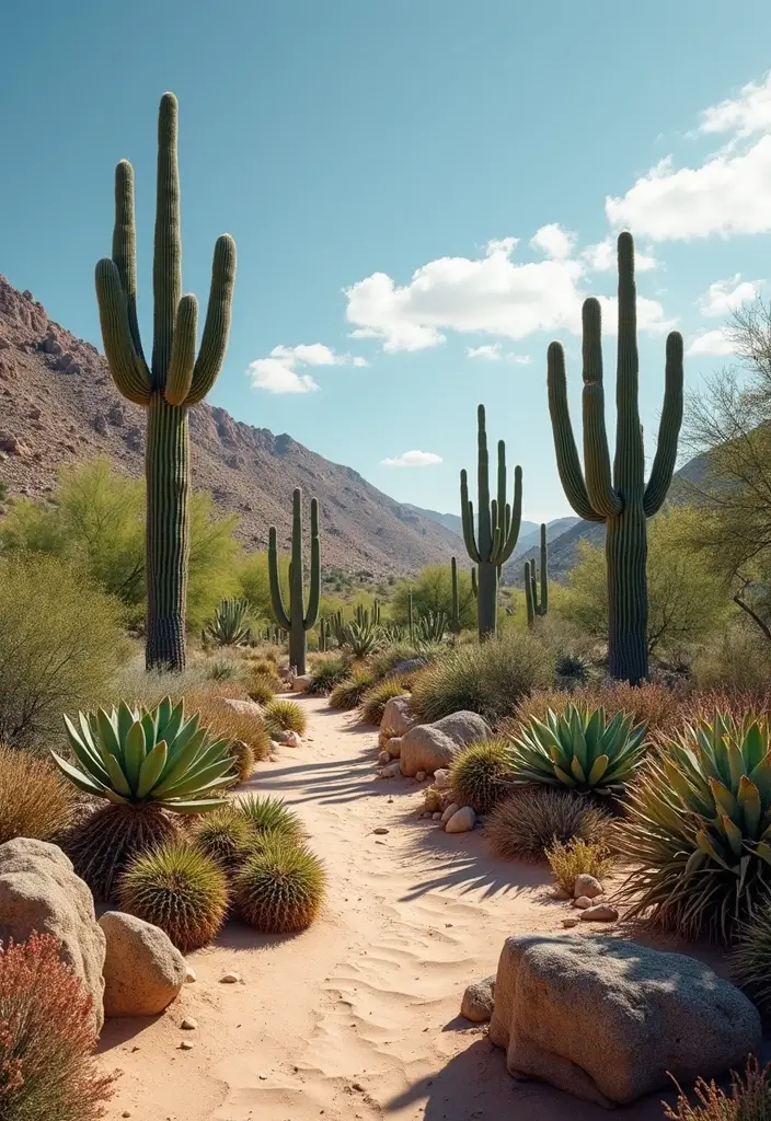 25 Creative Grow a Garden Ideas in Roblox for Beginners - 20. Desert Garden