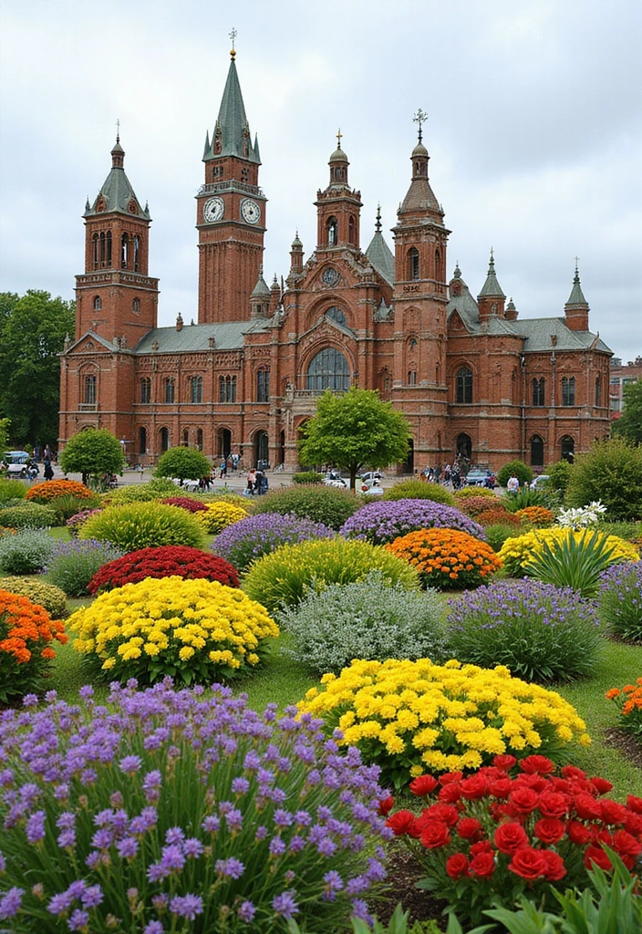 25 Creative Grow a Garden Ideas in Roblox for Beginners - 25. Iconic Landmark Garden