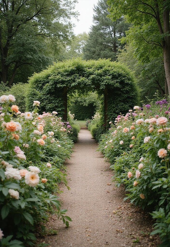 25+ Flower Garden Ideas in Front of House That Add Instant Curb Appeal - 16. Classic English Gardens