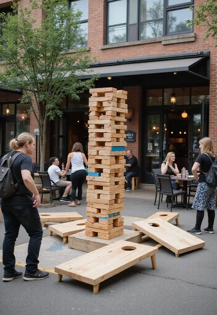 25 Garden Cafe Design Outdoor Coffee Shop Inspirations You’ll Adore - 23. Interactive Games