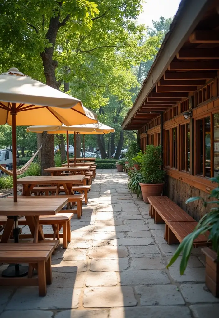 25 Garden Cafe Design Outdoor Coffee Shop Inspirations You’ll Adore - 5. Seating Variety