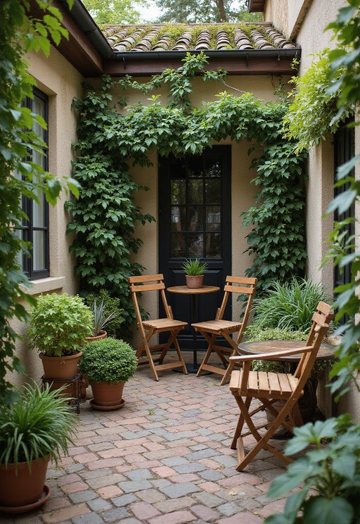 25 Garden Ideas for Small Spaces to Make the Most of Your Area - 12. Foldable Garden Furniture