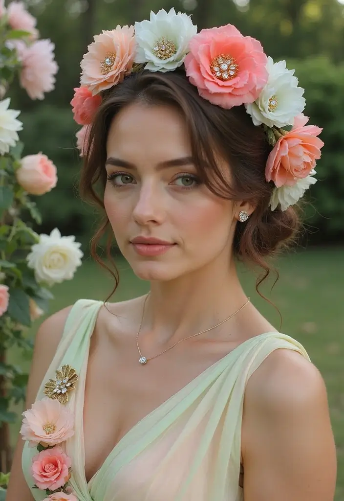 25 Garden Party Wedding Outfit Guest Ideas That Impress - 18. Playful Accessories to Personalize Your Outfit