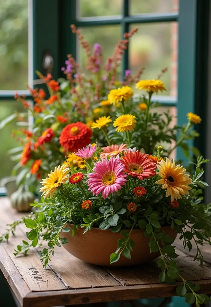 25 Mini Garden Ideas for Small Spaces Full of Charm - 19. Seasonal Displays