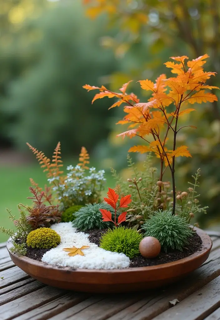25 Mini Garden Ideas for Small Spaces Full of Charm - 21. Seasonal Mini Displays