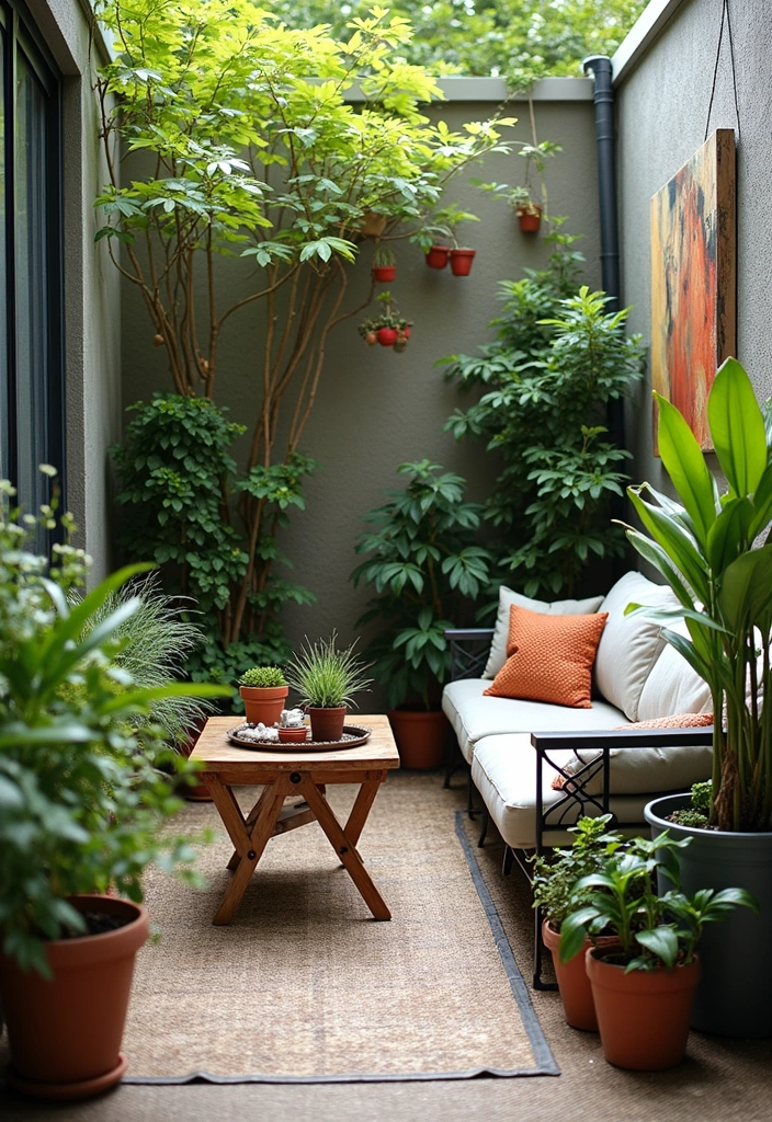 25 Mini Garden Ideas for Small Spaces Full of Charm - 24. Outdoor Mini Patios