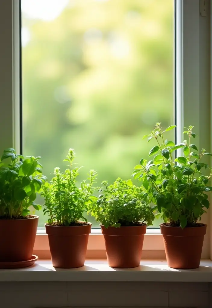 25 Mini Garden Ideas for Small Spaces Full of Charm - 4. Kitchen Herb Garden