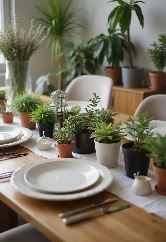 25 Mini Garden Ideas for Small Spaces Full of Charm - 7. Tabletop Greenery