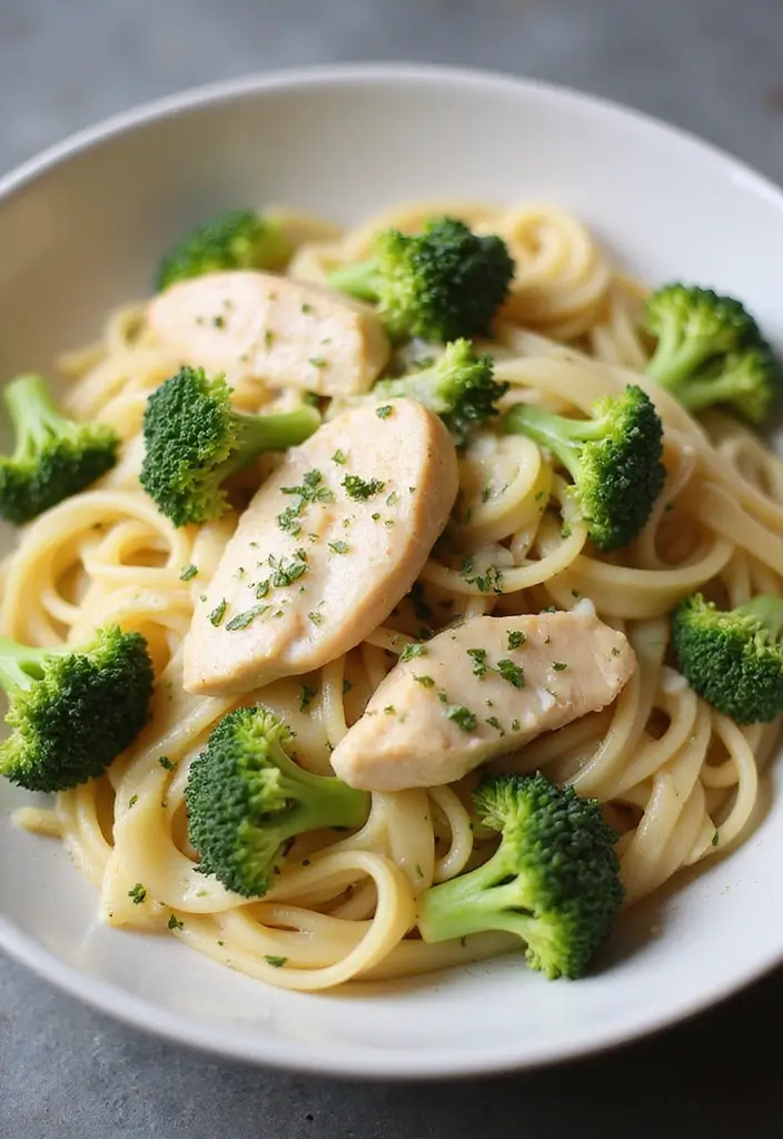 25 Olive Garden Alfredo Sauce Recipe Versions That Taste Just Like the Original - 11. Alfredo Sauce with Chicken and Broccoli