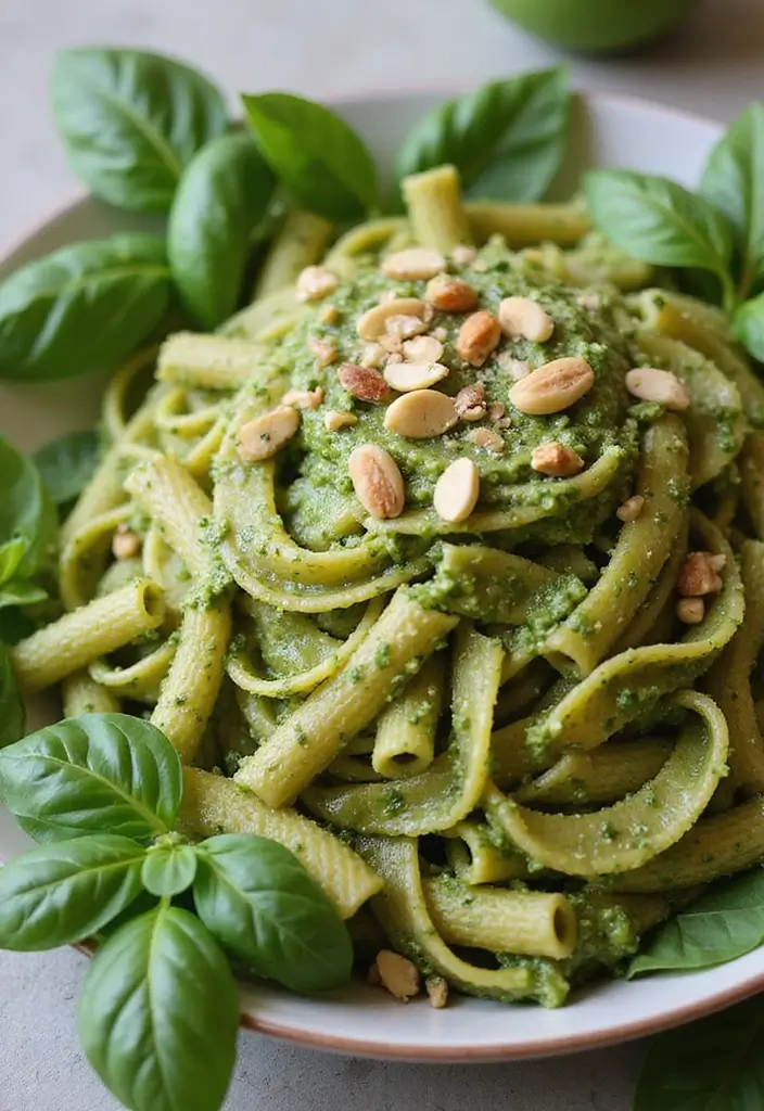 25 Olive Garden Alfredo Sauce Recipe Versions That Taste Just Like the Original - 20. Alfredo Sauce with Pesto