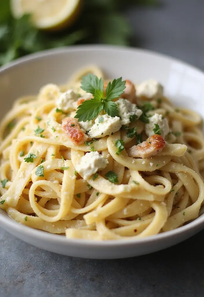 25 Olive Garden Alfredo Sauce Recipe Versions That Taste Just Like the Original - 24. Alfredo Sauce with Goat Cheese