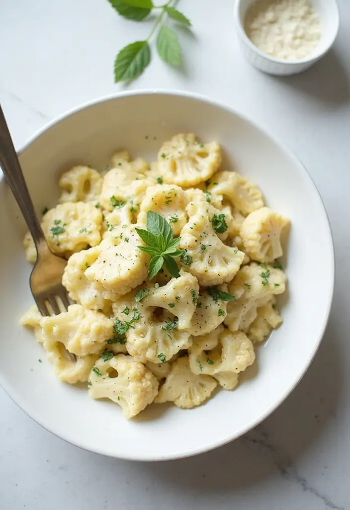 25 Olive Garden Alfredo Sauce Recipe Versions That Taste Just Like the Original - 3. Cauliflower Alfredo Sauce