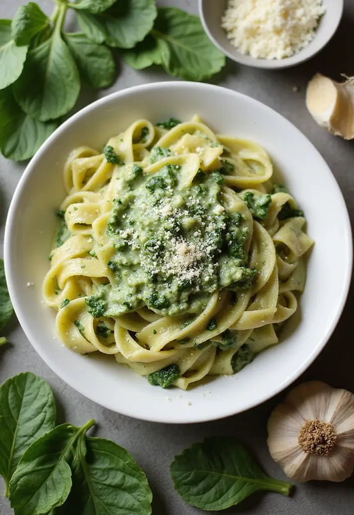 25 Olive Garden Alfredo Sauce Recipe Versions That Taste Just Like the Original - 5. Spinach Alfredo Sauce