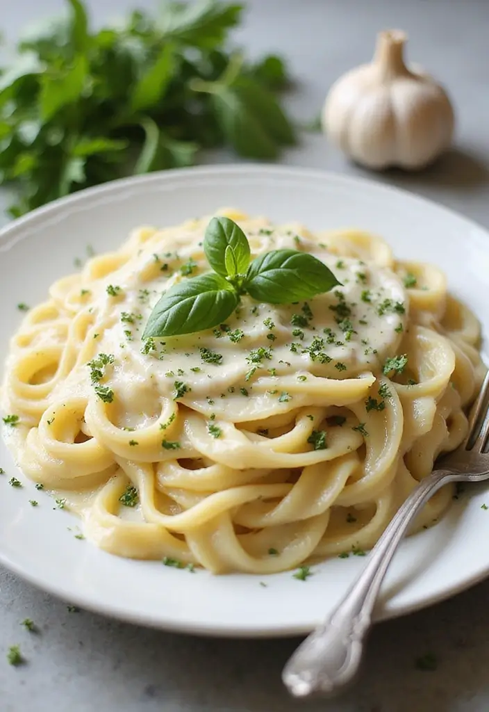25 Olive Garden Alfredo Sauce Recipe Versions That Taste Just Like the Original - 9. Alfredo Sauce with Fresh Herbs