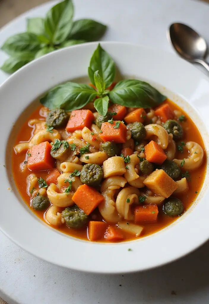 25 Olive Garden Pasta e Fagioli Soup Copycat Recipes to Try Tonight - 2. Vegetarian Pasta e Fagioli