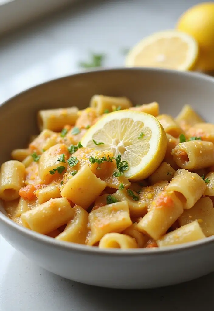 25 Olive Garden Pasta e Fagioli Soup Copycat Recipes to Try Tonight - 20. Zesty Lemon Pasta e Fagioli