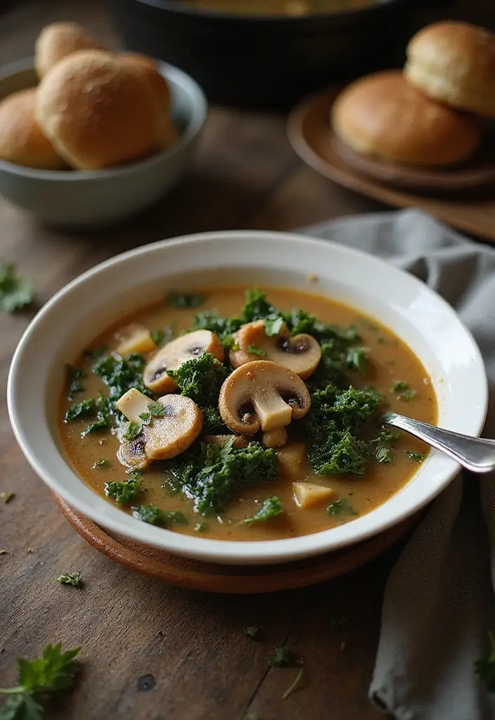 25 Olive Garden Zuppa Toscana Soup Recipes Everyone Loves - 10. Mushroom Zuppa Toscana