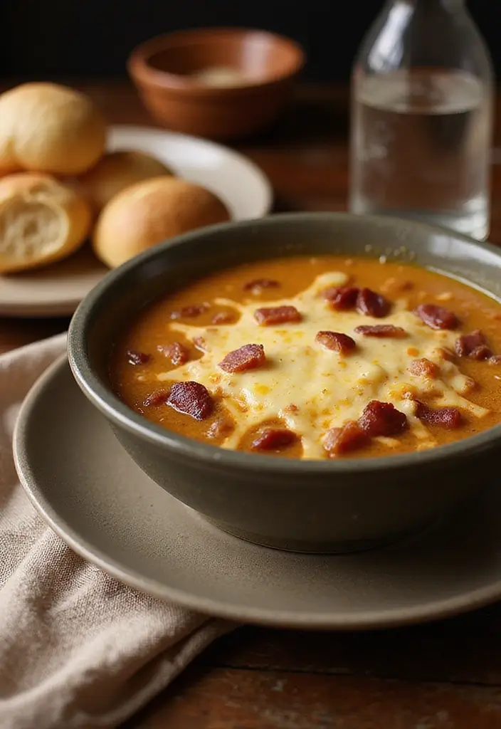 25 Olive Garden Zuppa Toscana Soup Recipes Everyone Loves - 12. Bacon and Cheese Zuppa Toscana