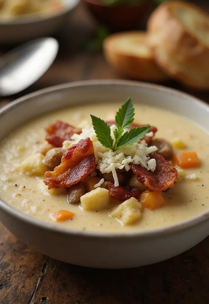 25 Olive Garden Zuppa Toscana Soup Recipes Everyone Loves - 9. Loaded Zuppa Toscana