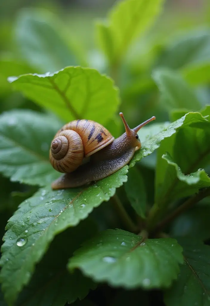 25 Over the Garden Wall PFP Ideas for Your Aesthetic Profile - 19. Cute Snail Among Garden Greens