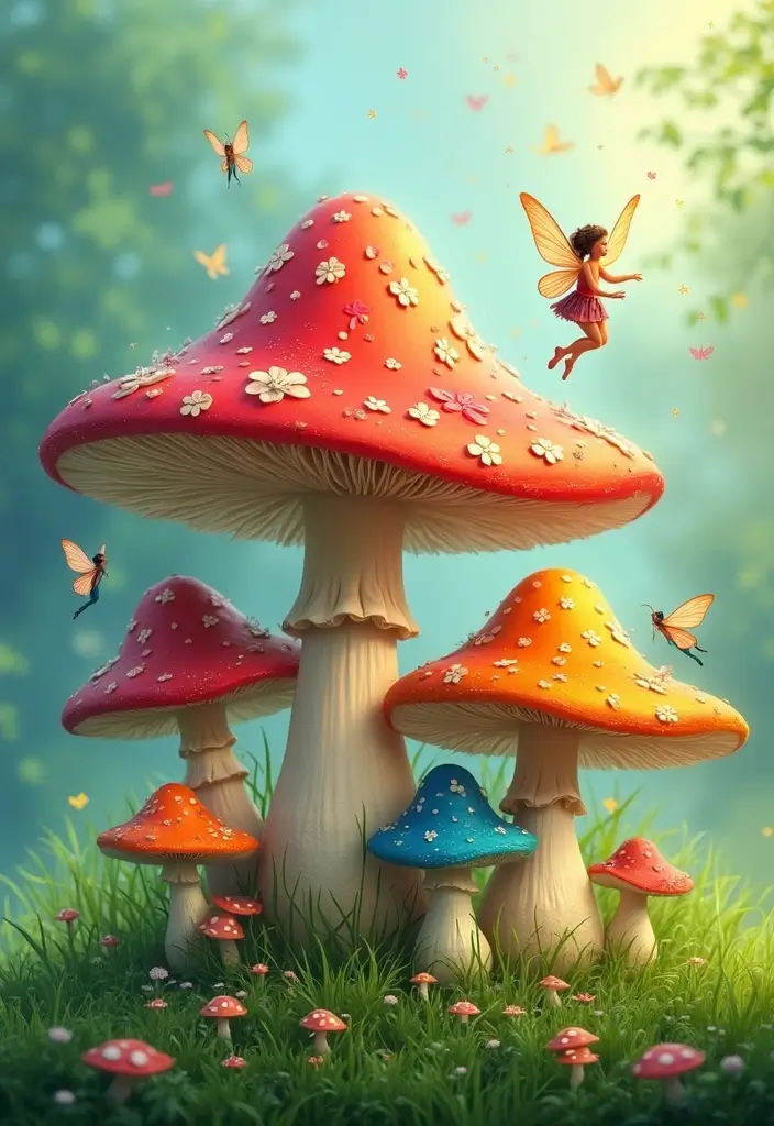 25 Over the Garden Wall PFP Ideas for Your Aesthetic Profile - 9. Colorful Mushroom Kingdom