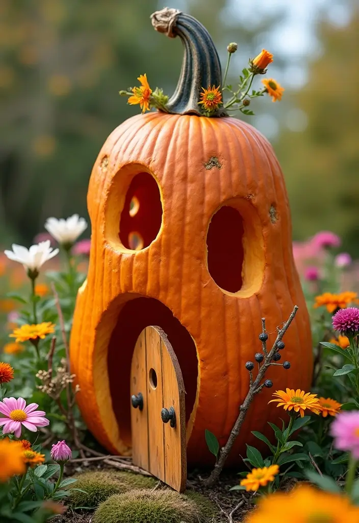 25 Over the Garden Wall Pumpkin Designs Perfect for Halloween - 12. The Toad's Playhouse