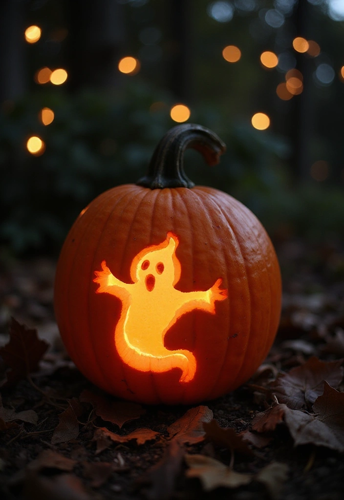 25 Over the Garden Wall Pumpkin Designs Perfect for Halloween - 23. The Lantern Ghost