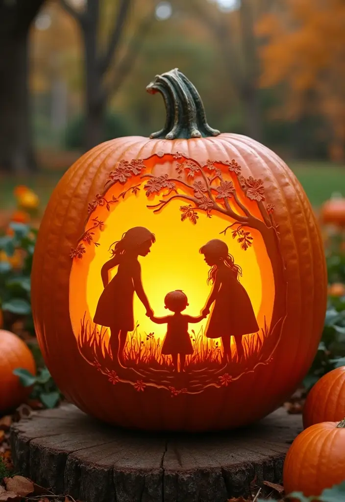 25 Over the Garden Wall Pumpkin Designs Perfect for Halloween - 25. The Storybook Pumpkin