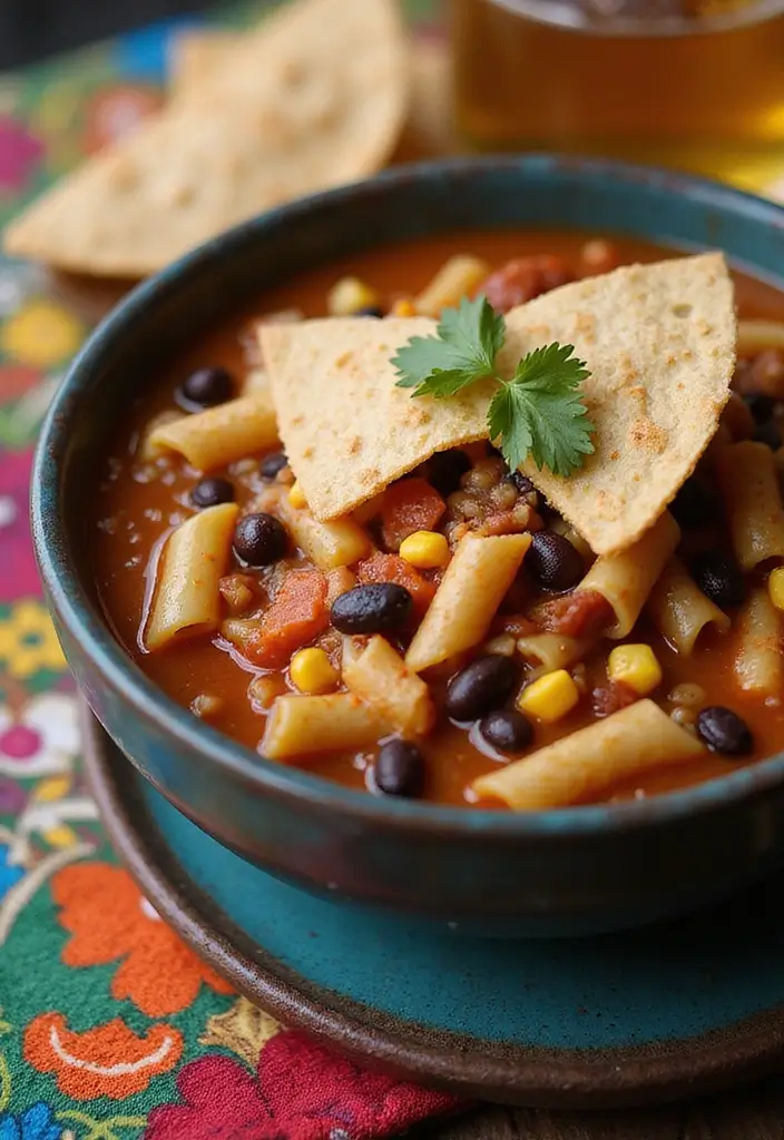 25 Pasta Fagioli Soup Olive Garden Recipes for Cozy Nights - 15. Taco-Inspired Pasta Fagioli