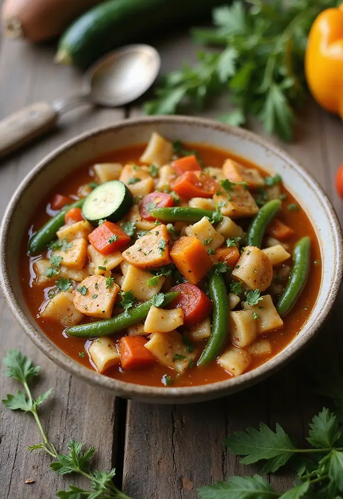 25 Pasta Fagioli Soup Olive Garden Recipes for Cozy Nights - 2. Garden Fresh Pasta Fagioli