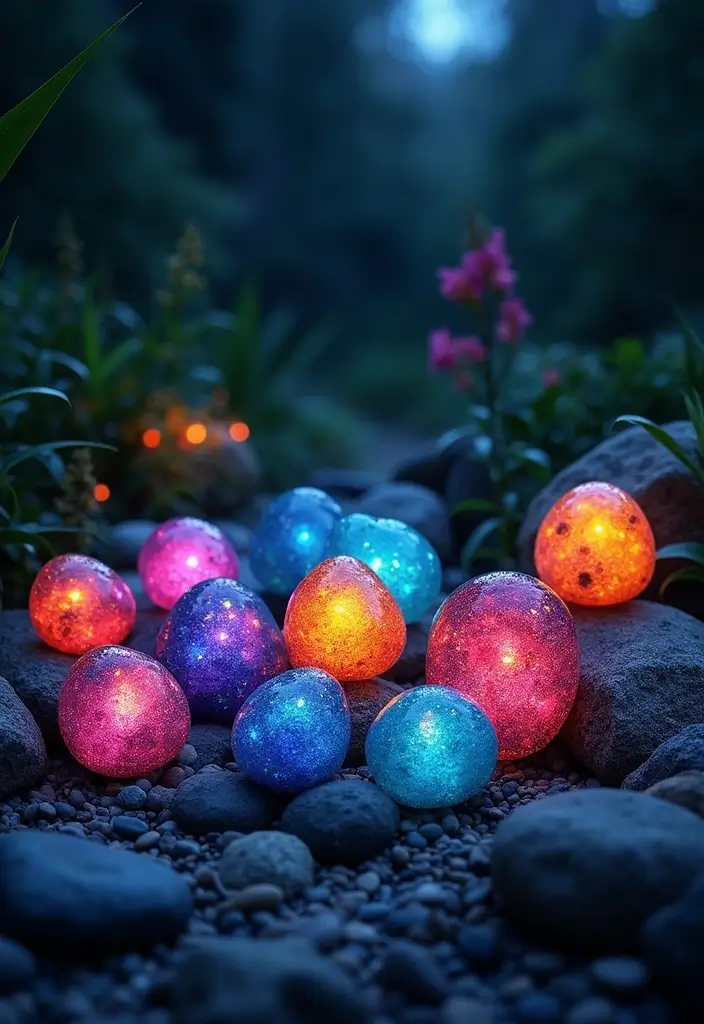 25 Rock Painting Ideas for Garden That Bring Life to Your Yard - 10. Celestial Rocks