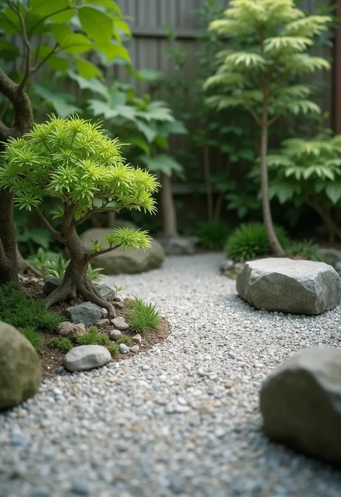 25 Small Garden Design Ideas Low Maintenance and Stylish - 11. Miniature Zen Garden