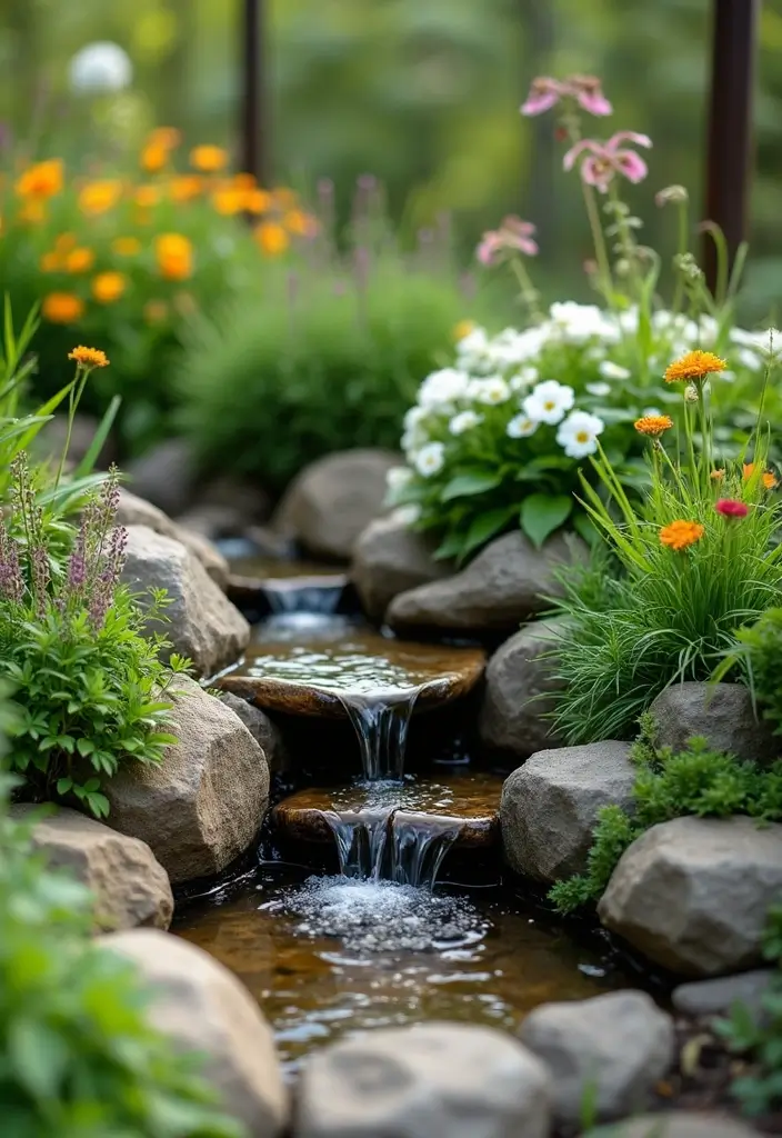25 Small Garden Design Ideas Low Maintenance and Stylish - 15. Small Garden Water Feature