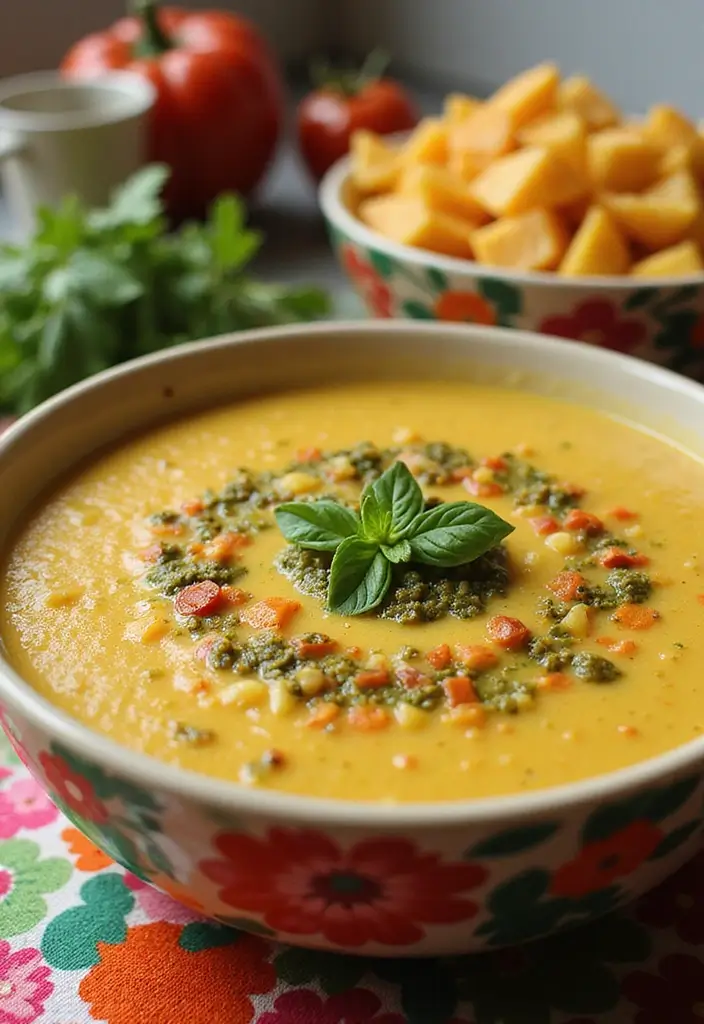 27 Delicious Zuppa Toscana Soup Olive Garden Copycats - 20. Zuppa Toscana with Pesto