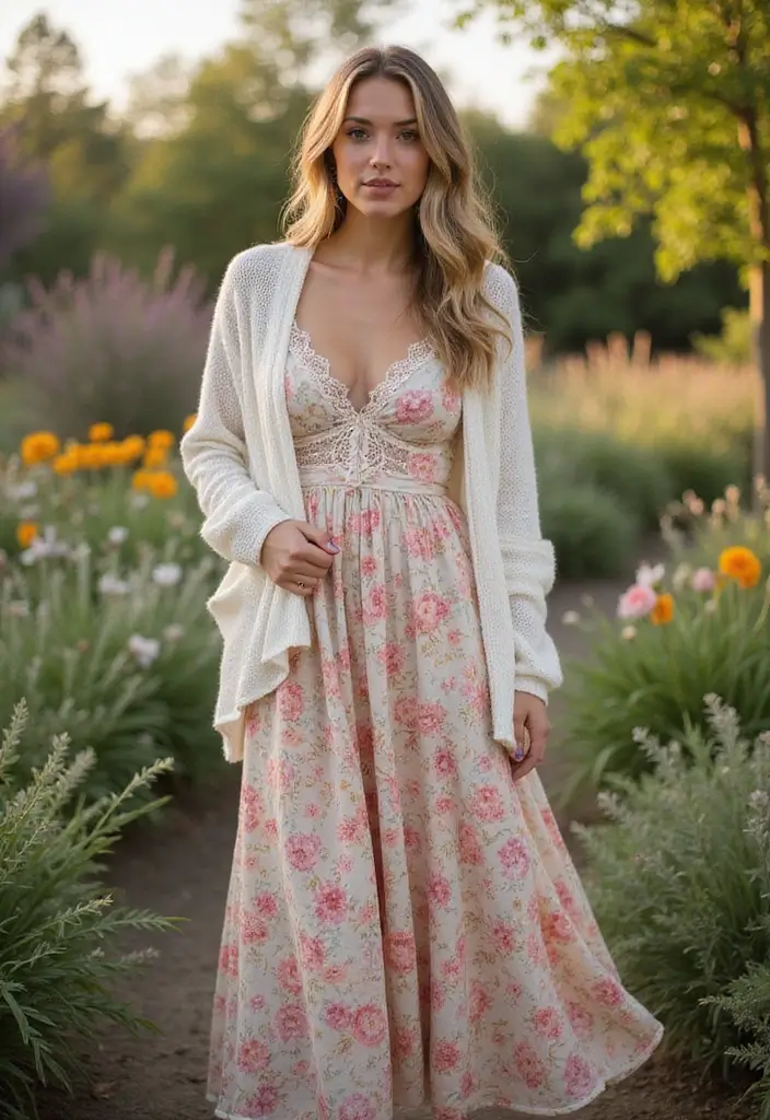 27 Garden Formal Wedding Attire Guest Looks That Shine - 14. Layering for Elegance