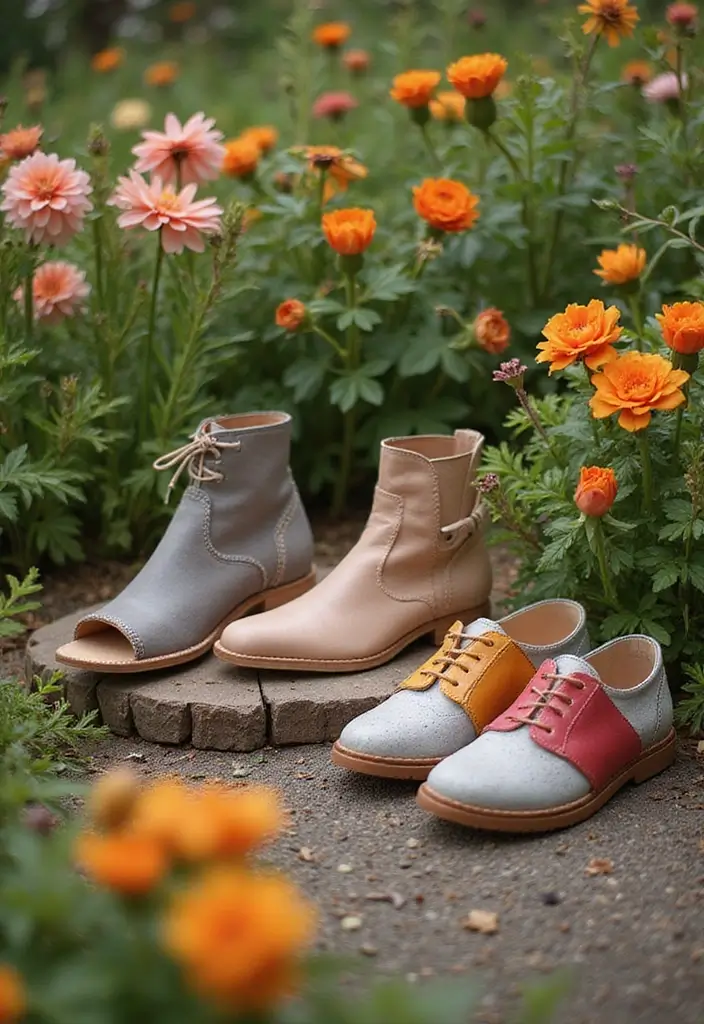 27 Garden Formal Wedding Attire Guest Looks That Shine - 20. Unique Footwear Options