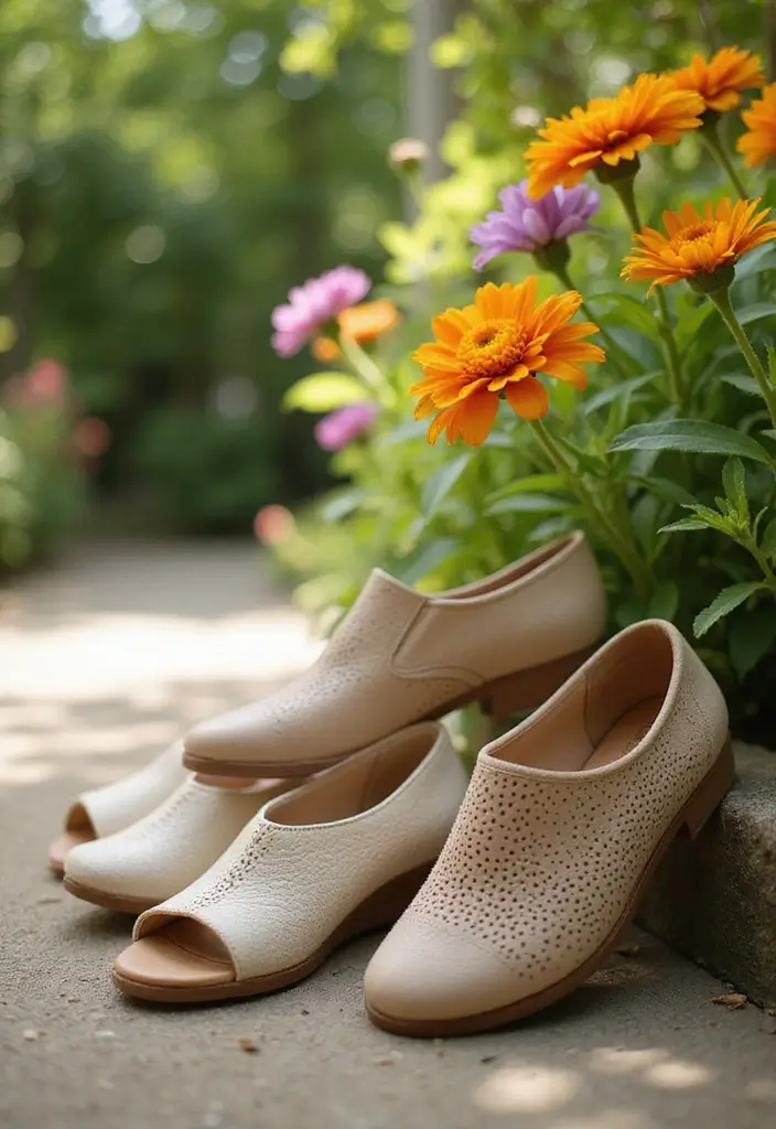 27 Garden Formal Wedding Attire Guest Looks That Shine - 9. Sustainable Footwear