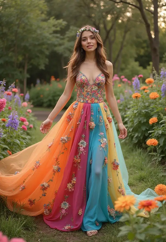 27 Garden of Time Met Gala Looks That Broke the Internet - 16. The Colorful Canopy: Chloe Grace Moretz