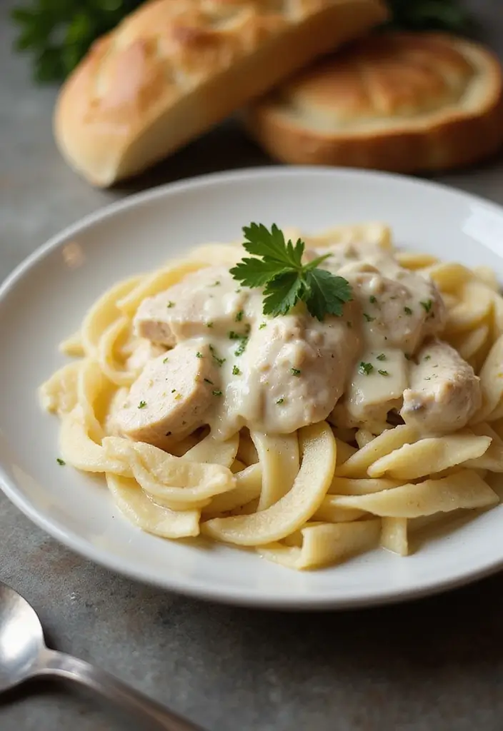 27 Olive Garden Chicken Pasta Crockpot Meals That Are Pure Comfort - 1. Classic Olive Garden Chicken Alfredo