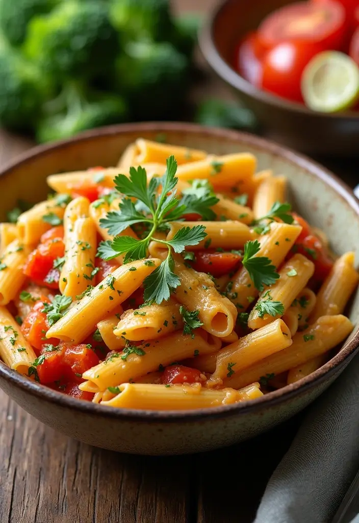 27 Olive Garden Chicken Pasta Crockpot Meals That Are Pure Comfort - 18. Olive Garden Chicken and Vegetable Penne