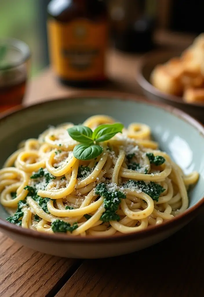 27 Olive Garden Chicken Pasta Crockpot Meals That Are Pure Comfort - 5. Creamy Olive Garden Chicken and Spinach Pasta