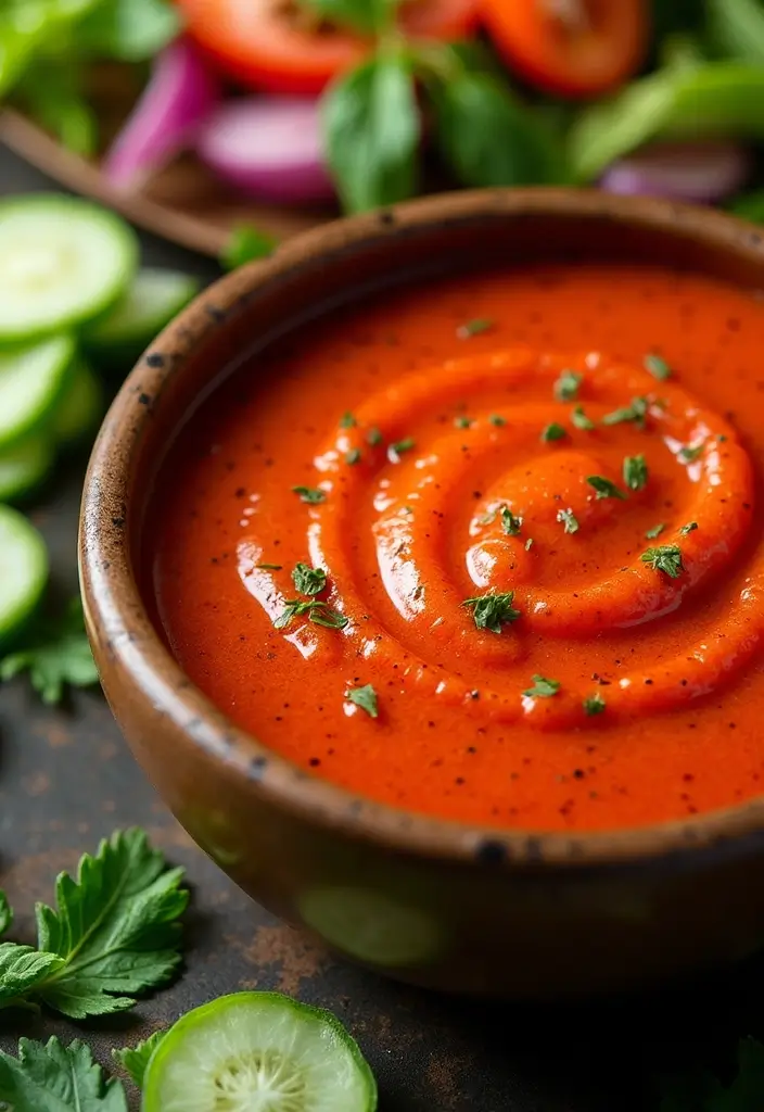 27 Olive Garden Salad Dressing Recipe Variations You Can Make at Home - 11. Roasted Red Pepper Dressing