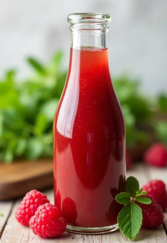 27 Olive Garden Salad Dressing Recipe Variations You Can Make at Home - 15. Raspberry Vinaigrette