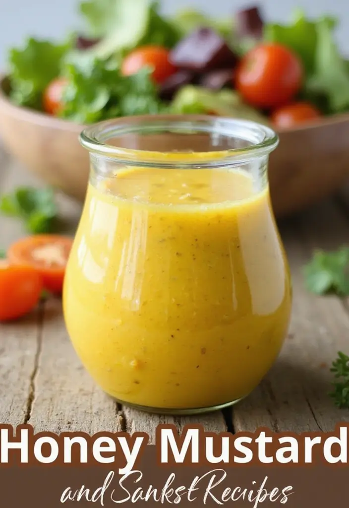 27 Olive Garden Salad Dressing Recipe Variations You Can Make at Home - 8. Honey Mustard Dressing